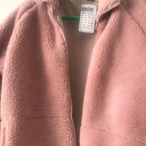 Bundle of 2 brandy Melville one size pink and H&M white size us 6 teddys - Picture 4 of 8